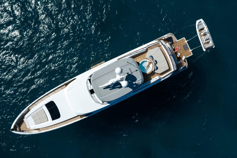 Motor Yacht Calypso Birds Eye view