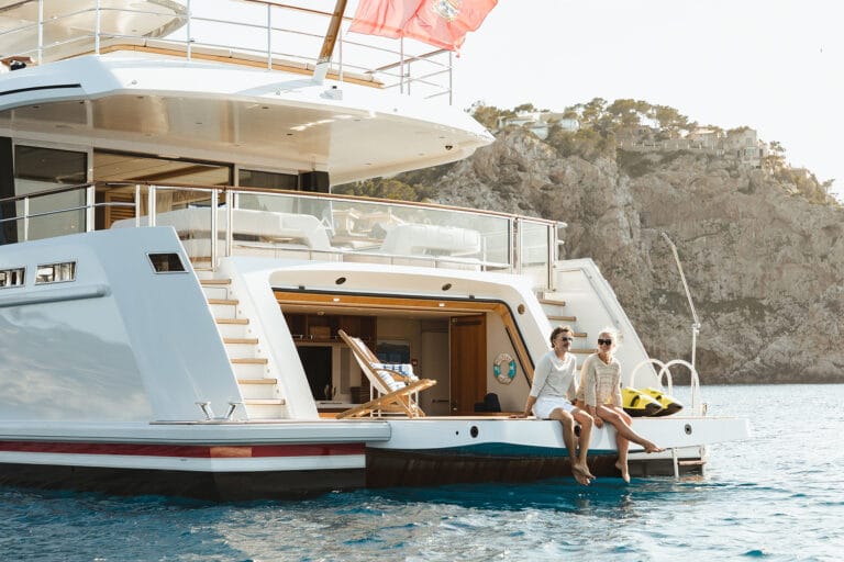 Motor Yacht Calypso Swim Platform