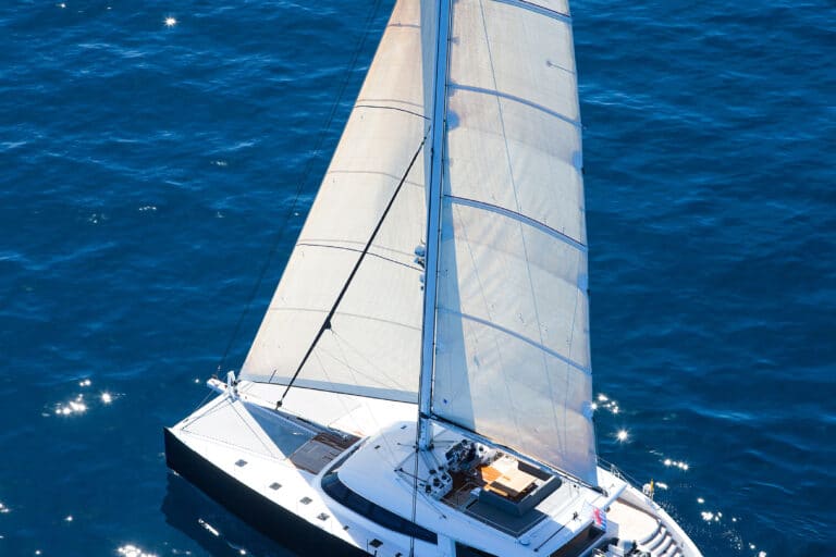 Luxury Catamaran LEVANTE - Bird view