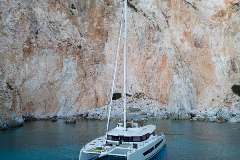 Luxury Catamaran Serenissima front view