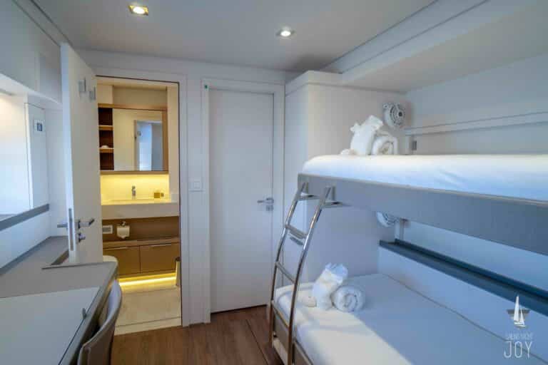 Sailing Yacht JOY - Lagoon 77 - Bunk Cabin