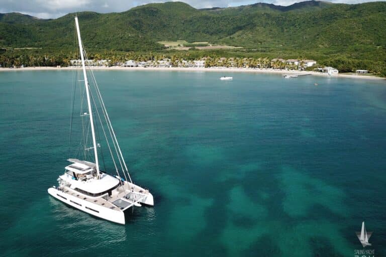 Sailing Yacht JOY - Lagoon 77 - Bird view