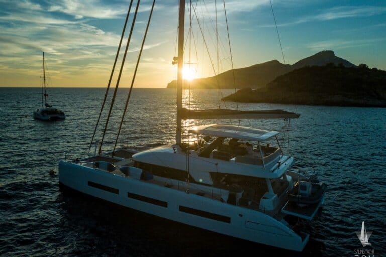 Sailing Yacht JOY - Lagoon 77 - Sunset