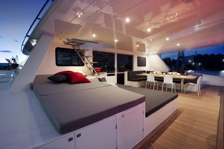 Luxury Catamaran LEVANTE - Aft deck