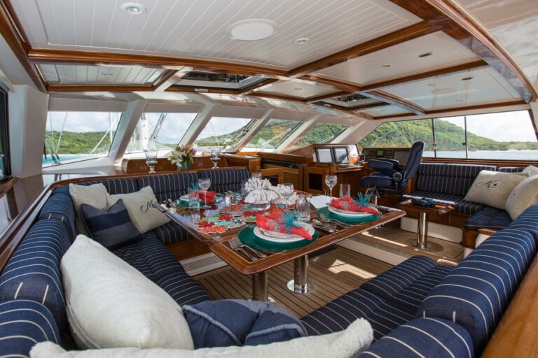 Luxury Sailing Yacht MARAE - Al fresco dining