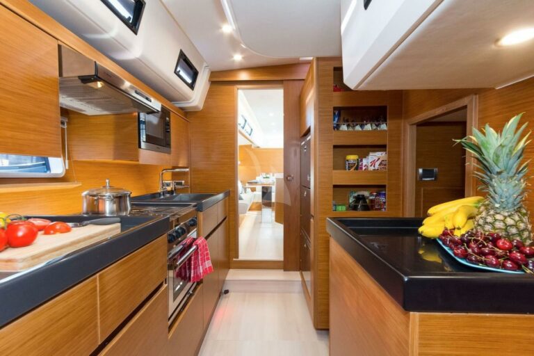 Luxury Sailing Yacht NADAMAS Galley