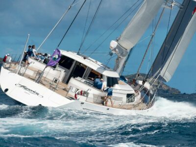 Luxury Sailing Yacht HYPERION - St Barths Regatta