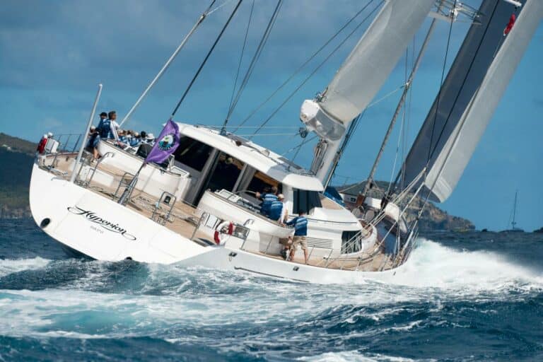 Luxury Sailing Yacht HYPERION - St Barths Regatta