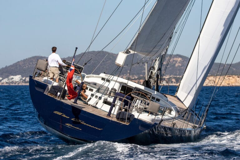 Luxury Yacht Blue Diamond Rear Deck