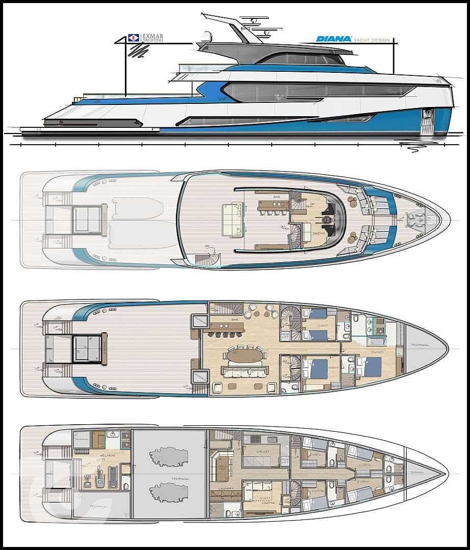 diana yacht design