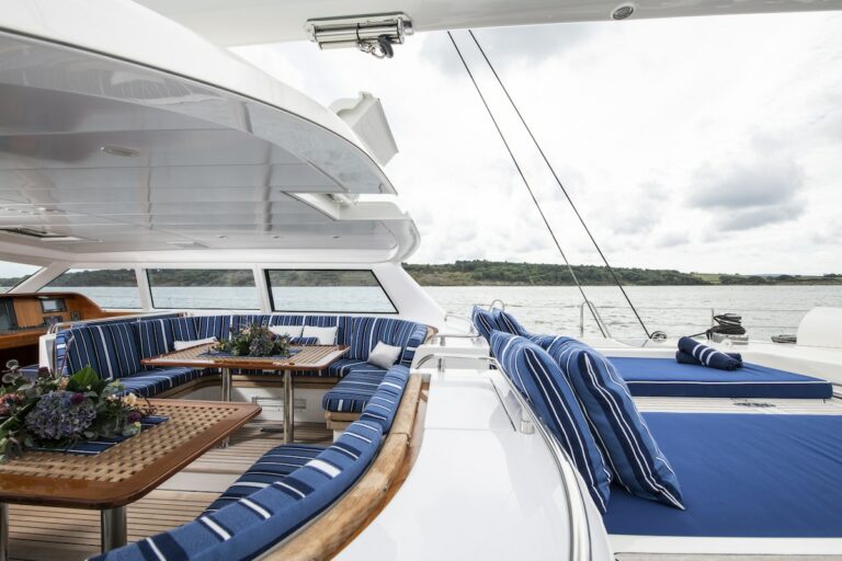 Vivid Jongert Sailing Yacht - Aft Deck