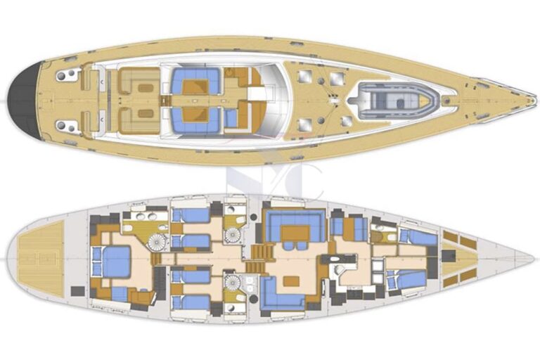 Vivid Jongert Sailing Yacht - Layout