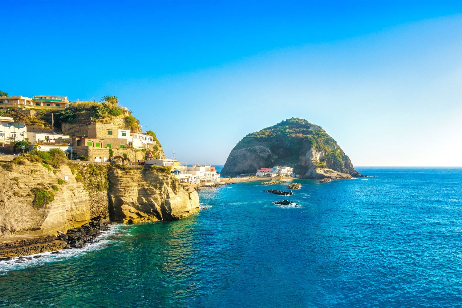 CAMPANIA-sant-angelo-beach-and-rocks-in-ischia-island