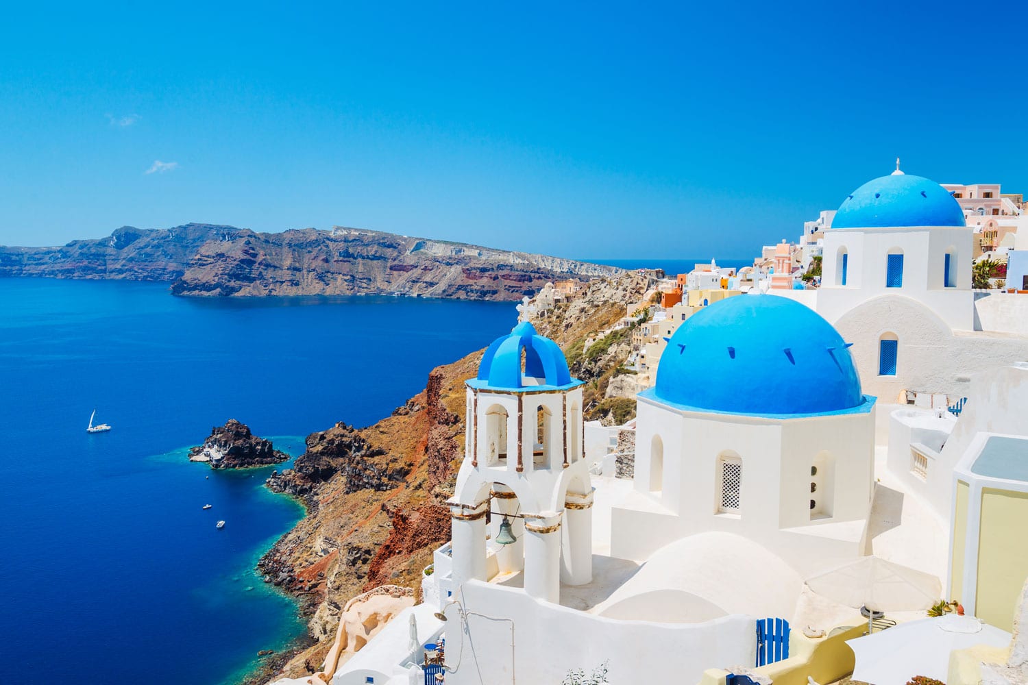 Yacht charter destination - Santorini