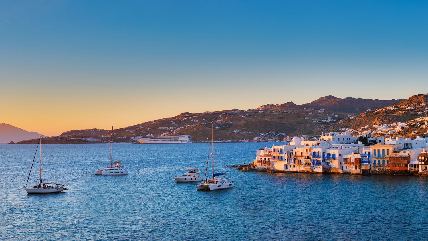 Yacht charter destination - Mykonos