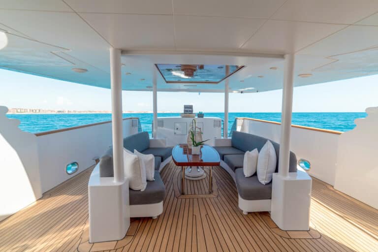 Motor Yacht Berzinc Deck Seating