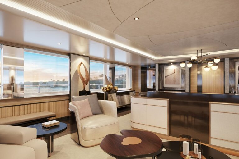 Damen Yachting SeaXplorer 60 tropics lounge 2 by H2 Design