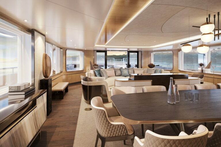 Damen Yachting SeaXplorer 60 tropics lounge by H2 Design