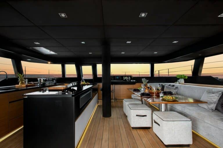 luxury-charter-yacht-calma-salon-galley