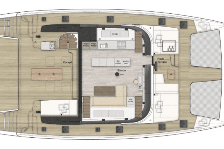 YGO - Sunreef 60 Catamaran - Available for charter - layout 3